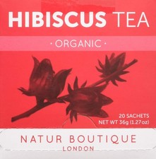 Organic hibiscus tea sachets - organic,