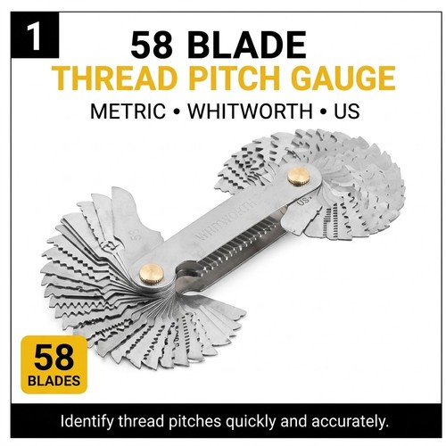 Blade thread pitch gauge - pitch,