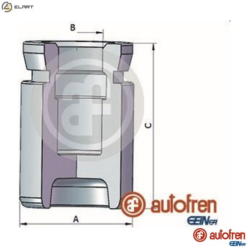 Piston brake caliper d025370 - piston,