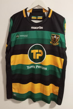Northampton Saints Rugby Home Shirt 2016/2017 Macron S/S Jersey Shirt Size 3XL