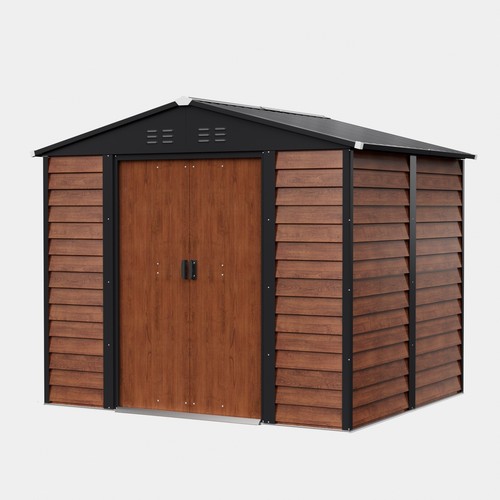 6ft metal garden shed - metal,