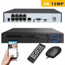 4K 8 Channel PoE NVR Recorder