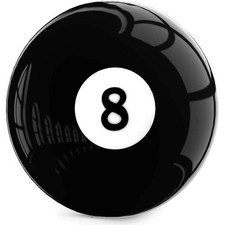 BLACK 8 BALL for 2" POOL SET