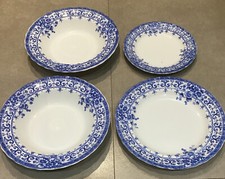 ANTIQUE BLUE OXFORD CROCKERY