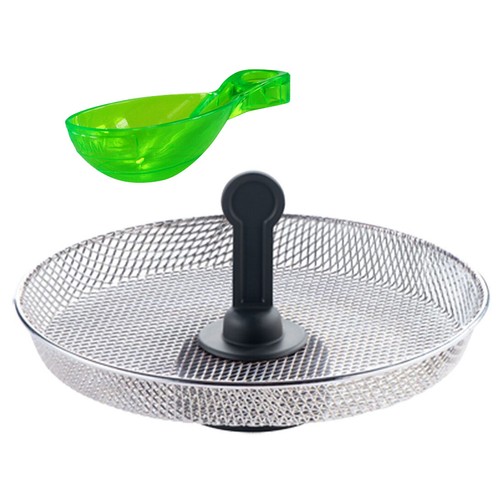 Basket chip tray - +, spoon