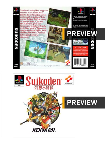 Suikoden konami playstation - suikoden,