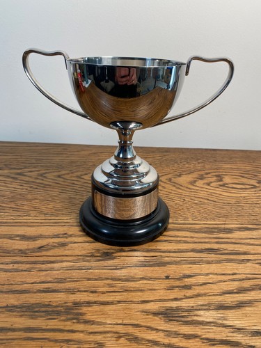 Antique silver plate trophy - antique,