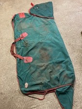 Fal-Pro 6'6 Viking heavy weight horse turnout waterproof rug with neck green