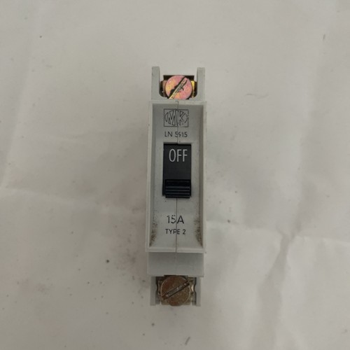 15a amp type m6 mcb - mk,