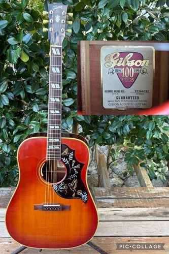 Gibson hummingbird 100th - hummingbird,