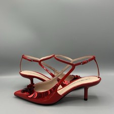 Emporio Armani Red Leather