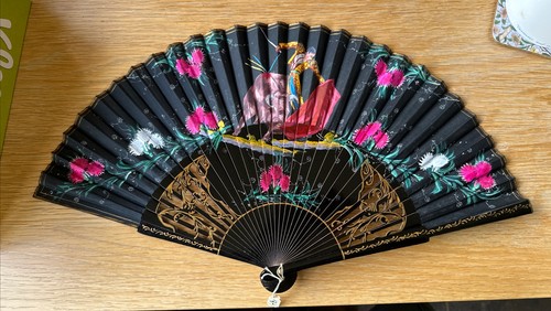Vintage spanish fan - vintage,