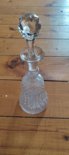 Antique bell shaped crystal - bell,