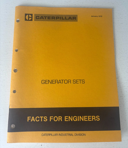1978 caterpillar generator - caterpillar,
