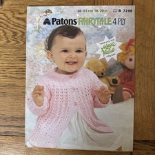 Patons Original 1980's Child Baby  4 Ply Knitting Patterns  371.1.11