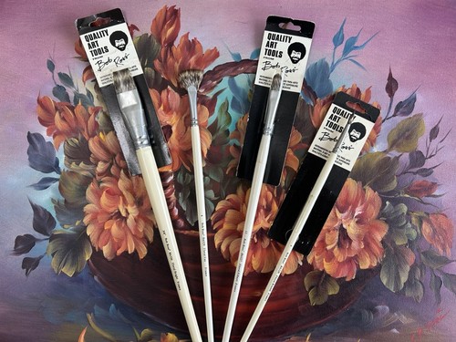 Rare bob ross floral paint - rare,