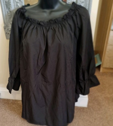 Black gypsy top size 18 - size, 16/18