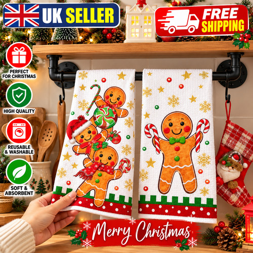 2pcs christmas kitchen - christmas,