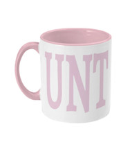 Offensive mug in pink - offensive,