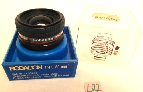 Rodenstock rodagon 80mm - rodagon, 1:4/80mm