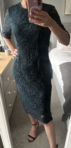 Matalan green lace sheath - matalan,