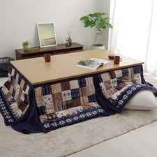IKEHIKO Kotatsu Futon Japanese Comforter Compact Space Table Blanket Blue Japan