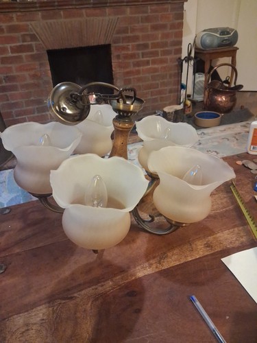 Chandelier arm lights - 5,