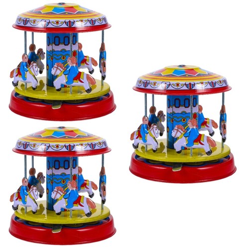 3pcs antique carousel iron - carousel,