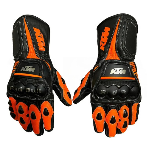 Ktm leather gloves motorbike - ktm,