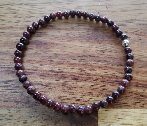 Slender garnet bracelet - slender,