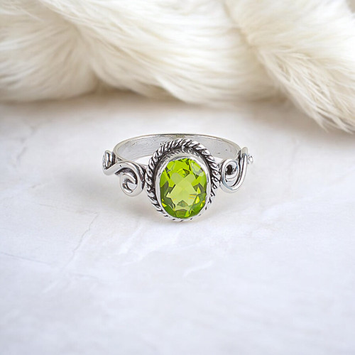 Peridot gemstone 925 sterling - 925,