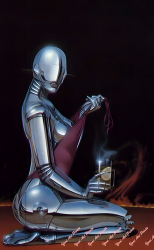 Female robot hajimi - robot, by hajimi