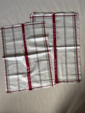 12 X Original Vintage Linen Glass Cloth Tea Towels Unused. Job lot.