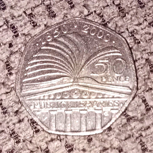 50p 2000 kew gardens 250 - 50p,
