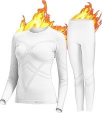 Womens Thermal Underwear Ski Base Layers Thermal Top & Leggings Quick Dry Bottom