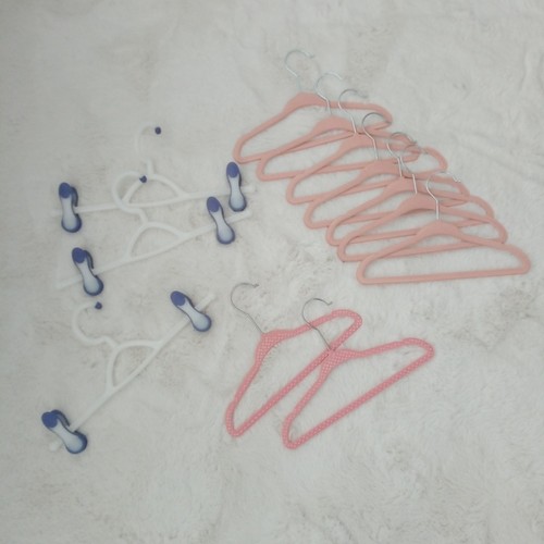 White clip pink - clip, velvet