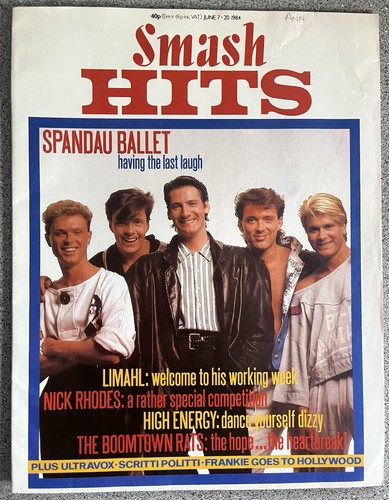 Vintage smash hits magazine - vintage,