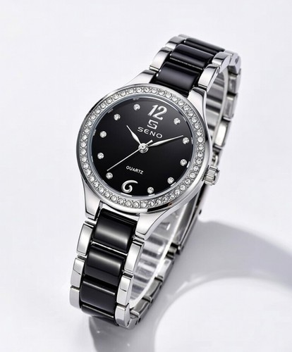 Seno women black silver - black, &
