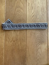 Vintage Pram Hood Lace Brown &