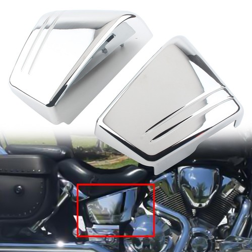 Chrome side battery fairing - battery,