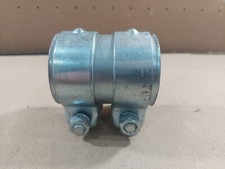 Exhaust Pipe Connector / 59.5mm to 59.5mm x 80mm / Tube Clamp Sleeve