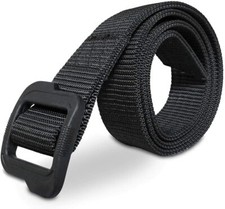 1x Mission Elite Heavy Duty EDC Tactical Belt Two-Layer Reinforced Nylon Uni Sex