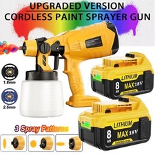 Paint Sprayer Cordless For DeWalt 18V Battery Powered Power Spray 1000ML 4Nozzle