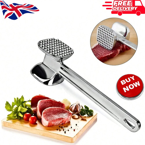 Stainless steel meat - stainless, mallet