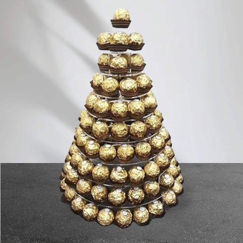 Acrylic chocolate rocher - acrylic,