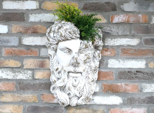 Green man wall - green,