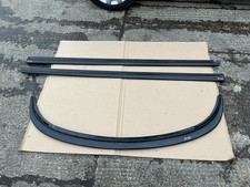 TRC Ford Fiesta MK6 ST150 Side Skirt Extensions + Front Splitters black 2004-07