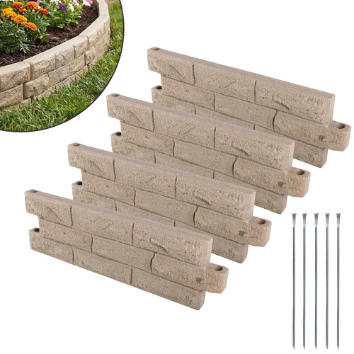 Faux brick landscape edging - edging, 4