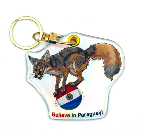 Paraguay resin keyring - resin,