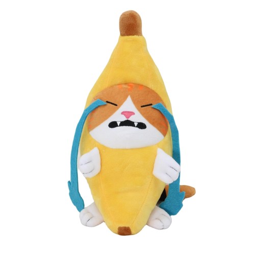 Crying banana cat plush - 9.8",